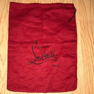 Christian Louboutin red dust bag